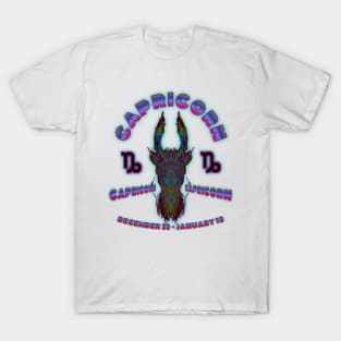 Capricorn 2a Teal T-Shirt